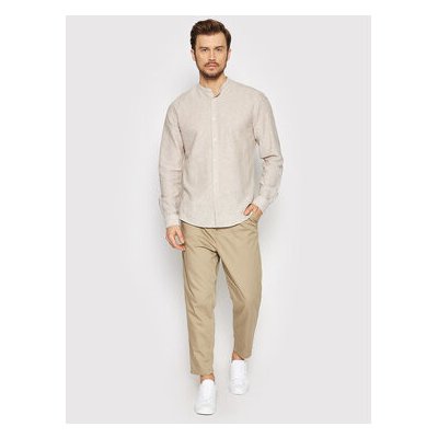 Only & Sons košile Caiden regular fit 22019173 béžová