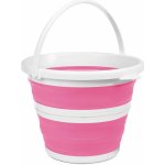 Allnature Skládací kbelík 10 l růžový – Hledejceny.cz