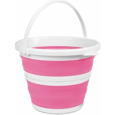 Allnature Skládací kbelík 10 l růžový – Hledejceny.cz