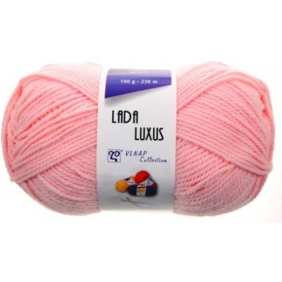 Vlnap příze Lada Luxus_52070 světle růžová