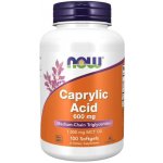 Now Foods Foods Caprylic Acid kyselina kaprylová 600 mg 100 kapslí – Hledejceny.cz