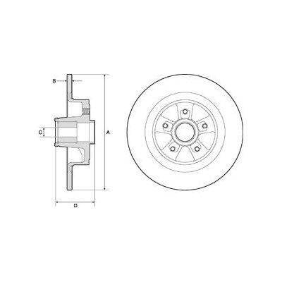 Brzdový kotouč DELPHI BG9136RS – Hledejceny.cz