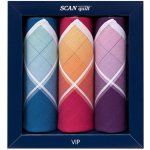 SCANquilt dámské kapesníky VIP 3 ks barevná L73 28x28 cm – Zboží Dáma