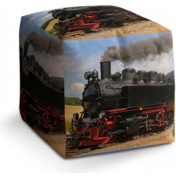 Sablio taburet Cube lokomotiva 3 40x40x40 cm