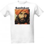 Tričko s potiskem Sandokan fotka pánské bílá – Zboží Dáma