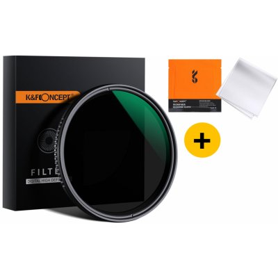 K&F Concept variabilní ND 8-2000x 58 mm – Zboží Živě