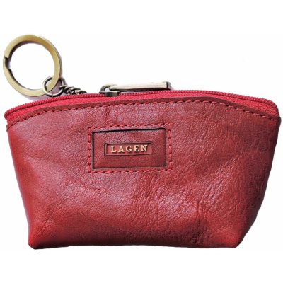 Klíčenka Kožená Lagen 5540 červená – Zboží Dáma