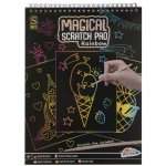 Škrabací blok 20 listů Rainbow – Zboží Dáma