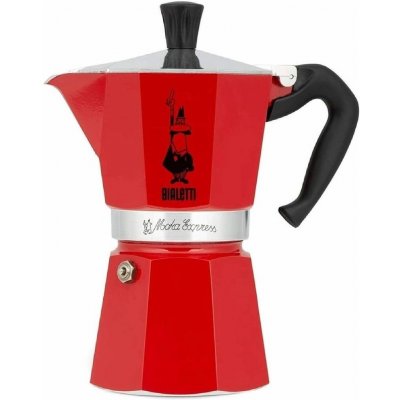 Bialetti Moka Express 6 červená – Zbozi.Blesk.cz