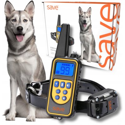 Save Elektrický obojek pro psy z ekologické kůže L/XL – Zboží Dáma