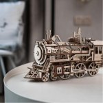 Robotime 3D dřevěné mechanické puzzle Parní lokomotiva 350 ks – Hledejceny.cz