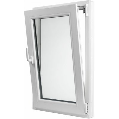 Bravo Plastové okno UNI OS1 50X50 L, bílé – Sleviste.cz