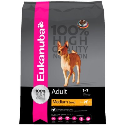 Eukanuba Adult Medium Breed 3 kg – Hledejceny.cz