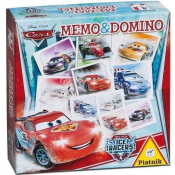 Piatnik Pexeso & Domino: Cars Ice Racers