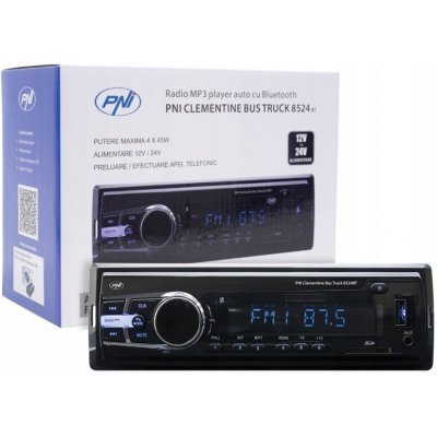 Autorádio Clementine 8524BT 24V / 12V Bluetooth 4x45W. – Zboží Mobilmania