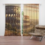 Sablio Závěs Řím Koloseum Historic: 2ks 140x250cm – Hledejceny.cz