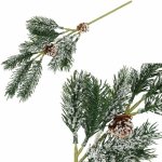 SPRINGOS Větvička jedle se šiškami 34cm vánoční dekorace CA1312-XG – Hledejceny.cz