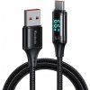 usb kabel Mcdodo CA-1080 USB na USB-C s displejem, 66W, 6A, 1,2m, černý