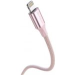 Swissten 71529205 USB-C / Lightning, 1,5m, růžový – Zboží Živě