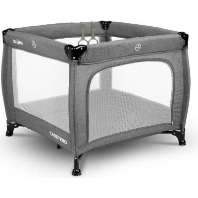 Caretero dětská skládací ohrádka Quadra grey šedá DS65747290 – Zboží Dáma
