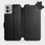 Pouzdro Mobiwear kožené flip Motorola Moto G32 - Černé – Zboží Živě