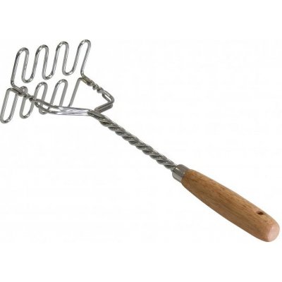 Mačkadlo na brambory 36cm chrom/dřevo – Sleviste.cz