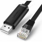 Ugreen CM204 USB - RJ45 pro síťová zařízení, 1,5m, černý – Hledejceny.cz