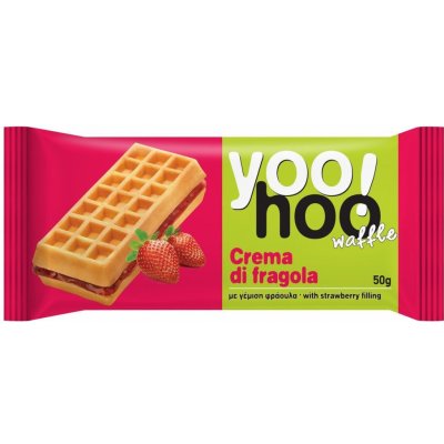 Yoohoo! Vafle s jahodovou náplní 50 g – Zboží Mobilmania