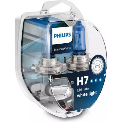 Philips Diamond Vision H7 PX26d 12V 55W 2 ks – Zbozi.Blesk.cz