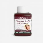 MedPharma Vitamin A + D 5000 I.U./400 I.U. 107 tablet – Hledejceny.cz