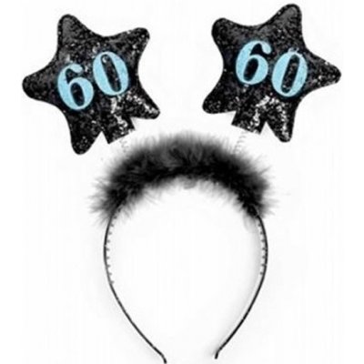 PartyDeco ČELENKA s hvězdami černá 60 – Zbozi.Blesk.cz