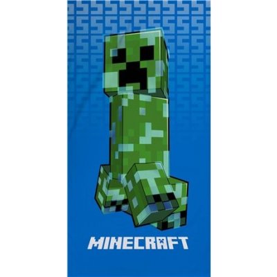 Halantex Osuška bavlna Minecraft Creeper 70 x 140 cm – Zbozi.Blesk.cz