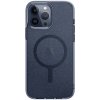 Pouzdro a kryt na mobilní telefon UNIQ LifePro Xtreme MagClick třpytivý s MagSafe iPhone 15 Pro - tmavě modré
