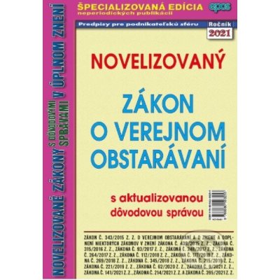 Novelizovaný Zákon o verejnom obstarávaní - Epos – Hledejceny.cz