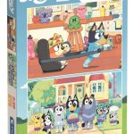 CLEMENTONI Bluey 2x60 dílků – Zboží Dáma