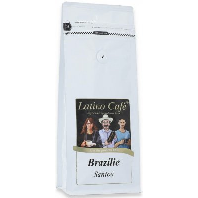 Latino Café Brazílie Santos zrnková 0,1 kg – Hledejceny.cz
