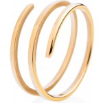 Franco Bene Zamotaný prsten pozlacený 329 – Zbozi.Blesk.cz