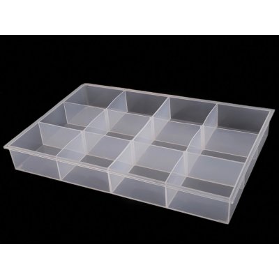 Stoklasa Plastový box / krabička - organizér 780633, transparentní 23 x 34,5 x 4,5 cm – Zbozi.Blesk.cz