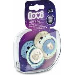 Lovi silikon dudlík Night & Day 2 ks Liška modrá – Zboží Dáma