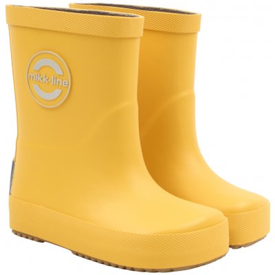 Mikk-Line dětské barefoot holínky 3807 Sunflower – Zboží Mobilmania