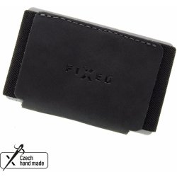 Fixed Tiny Wallet kožená z pravé hovězí kůže Torcello černá FIXW-STN-BK