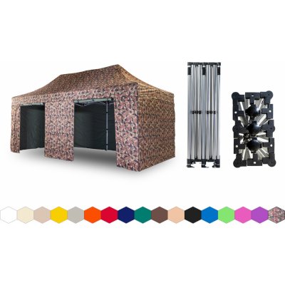 TENTino SMALL HEXAGON 3x6 m 16A - MASKÁČOVÁ – Hledejceny.cz