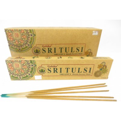 Goloka Vonné tyčinky SRI TULSI Organika 15 g – Hledejceny.cz