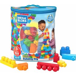 Mega Bloks Mega Kostky v plastovém pytli 80 ks