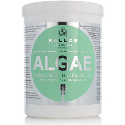 Kallos hydratující maska s výtažkem z řas a olivovým olejem Algae moisturizing Hair mask 1000 ml – Zbozi.Blesk.cz