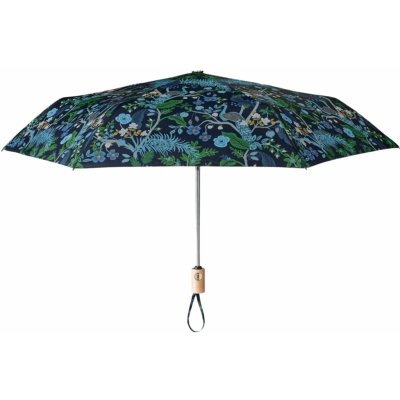 Peacock deštník skládací zeleno modrý