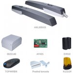 CAME AXL ECO ATOMO sada pro dvoukřídlou bránu do 2,2 m/křídlo, 2x AXL20DGS (24V, 120W, 2000N), 1x 002ZL60, 1x AF43S, 1x TOP44RBN, 1x KLED24, 1 pár DIR10 – Hledejceny.cz