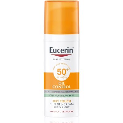Eucerin Sun Oil Control ochranný krémový gel na obličej SPF50+ 50 ml – Zbozi.Blesk.cz