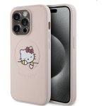 Hello Kitty PU Kitty Asleep Logo MagSafe Apple iPhone 15 PRO růžové – Sleviste.cz