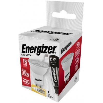 Energizer LED žárovka GU10 3,1W Eq 35W S8821, teplá bílá